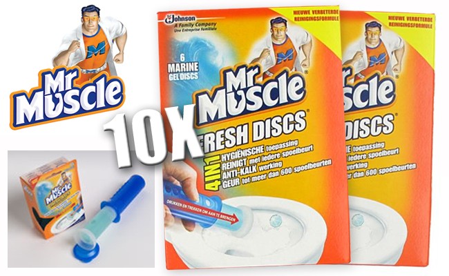 Deal Digger - 10 X Mr Muscle Fresh Discs