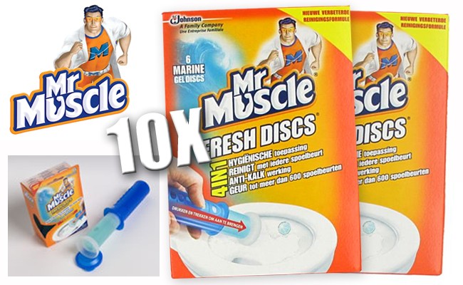 Deal Digger - 10 X Mr Muscle Fresh Discs Deal Digger - 10 X Mr Muscle Fresh Discs