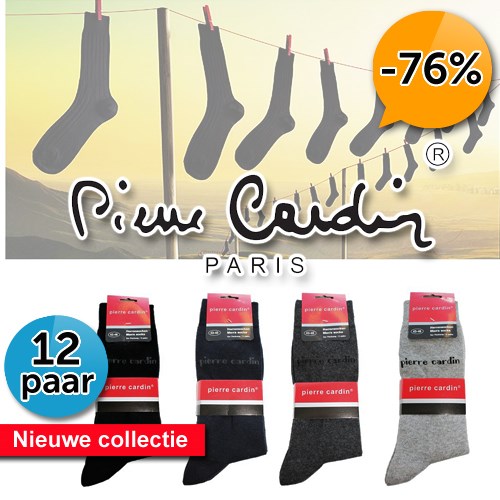 Deal Digger - 12 Paar Stijlvolle Pierre Cardin Herensokken: