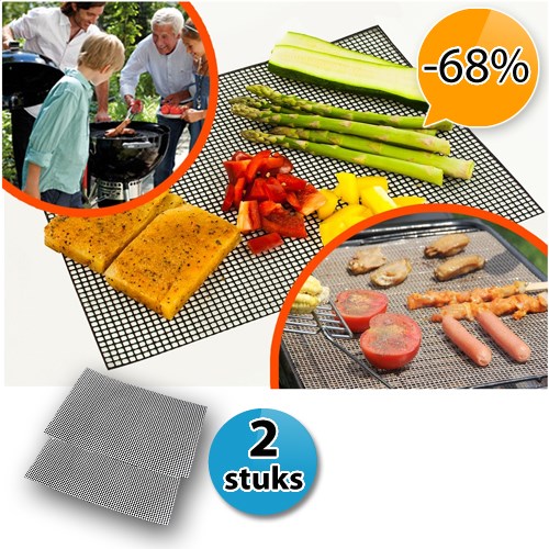 Deal Digger - 2 Stuks Grilmatten: Handig Voor De Bbq & Oven