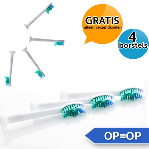 Deal Digger - 4 X Gratis Opzetborstels Voor Philips Sonicare