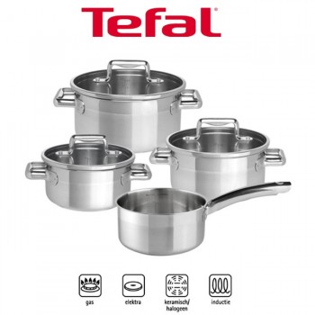 Deal Digger - 4 X Tefal Rvs Kookpannen: Deal Digger - 4 X Tefal Rvs Kookpannen: