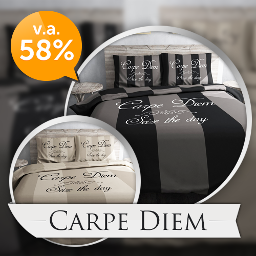 Deal Digger - Dekbedovertrek Sets Carpe Diem - In 3 Maten V.a. € 24,95