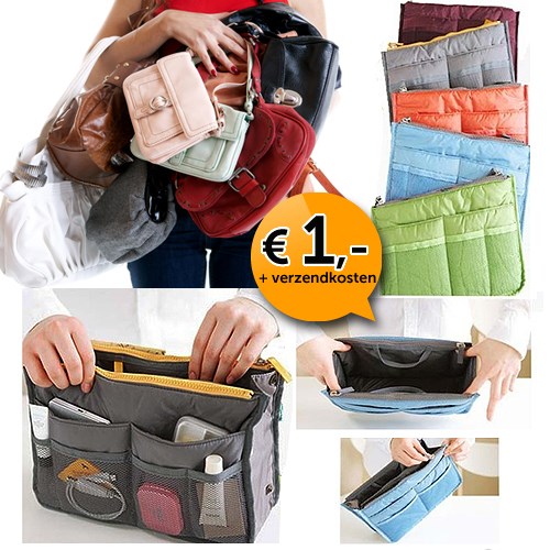 Deal Digger - Eurodeal - Handige Tas Organizer In 5 Kleuren