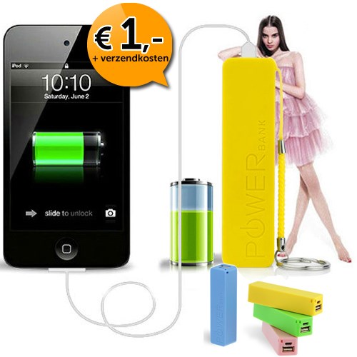 Deal Digger - Euroknaller - Compacte 2000Mah Powerbank