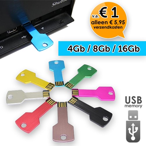 Deal Digger - Eurotopper - Usb Sleutel Met 4Gb / 8Gb / 16Gb Opslag