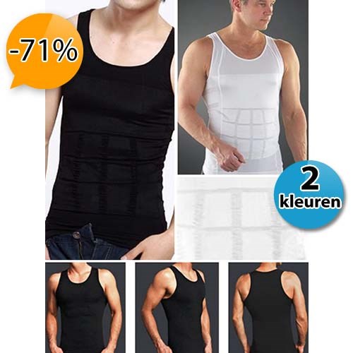 Deal Digger - Figuurcorrigerende Men’S Body Shaping Ondershirt