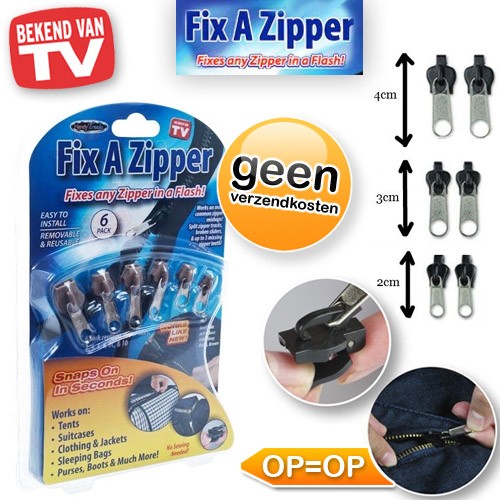 Deal Digger - Fix A Zipper (6 Ritsen) Deal Digger - Fix A Zipper (6 Ritsen)