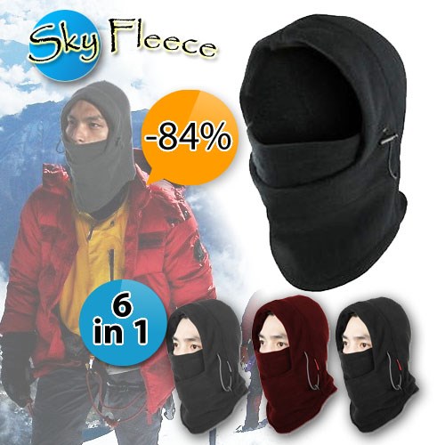 Deal Digger - Fleece Muts Die Je Op 6 Manieren Kunt Dragen