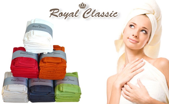 Deal Digger - Handdoekenset Van Royal Classic (6 Handdoeken En 6 Washandjes In Jouw Kleur)
