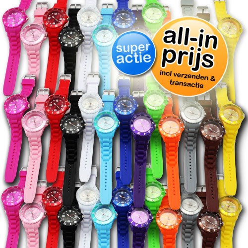 Deal Digger - Hippe Siliconen Horloges (All In Prijs) Deal Digger - Hippe Siliconen Horloges (All In Prijs)