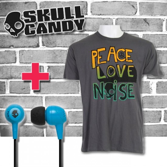 Deal Digger - In-ear Hoofdtelefoon + T-shirt Van Skullcandy: Deal Digger - In-ear Hoofdtelefoon + T-shirt Van Skullcandy: