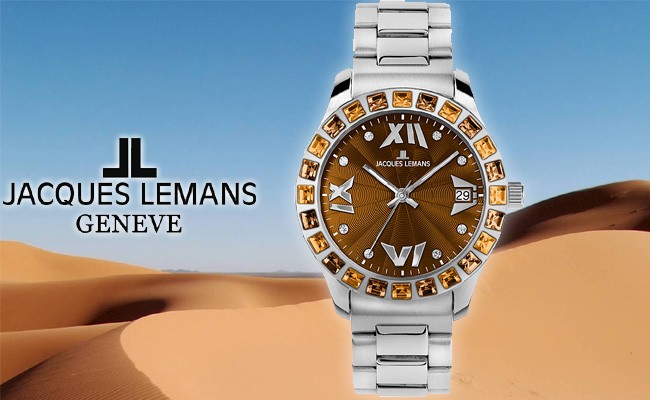 Deal Digger - Jacques Lemans Dameshorloge Met Swarovski Kristallen