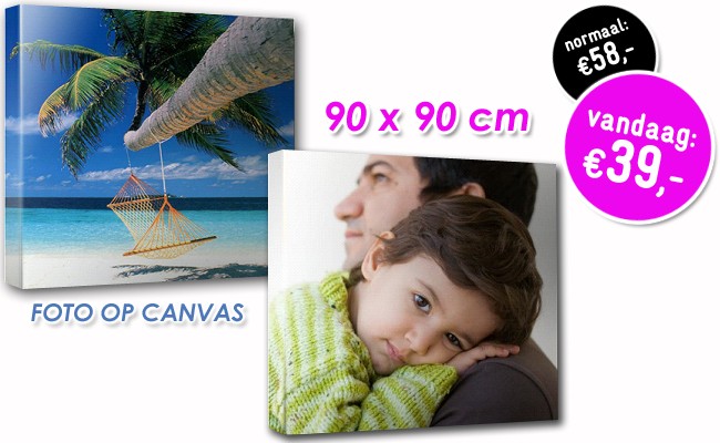 Deal Digger - Jouw Foto Op Canvas (90 X 90Cm) Deal Digger - Jouw Foto Op Canvas (90 X 90Cm)