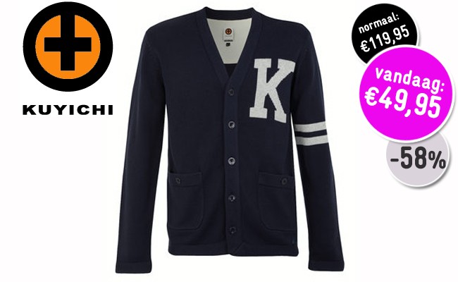 Deal Digger - Kuyichi Vest Cardigan Sax Deal Digger - Kuyichi Vest Cardigan Sax