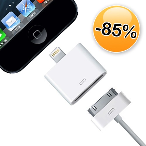 Deal Digger - Lightning Adapter Naar 30-Pin Connector Deal Digger - Lightning Adapter Naar 30-Pin Connector
