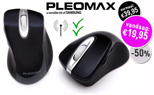 Deal Digger - Pleomax Stylish 2.4Ghz Wireless Laser Mouse