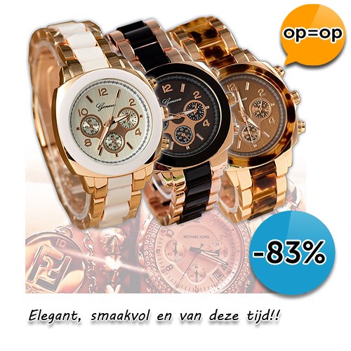 Deal Digger - Prachtige Rosékleurige Horloges – Michael Kors Geinspireerd