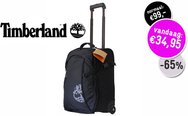 Deal Digger - Prachtige Timberland Reistrolley Deal Digger - Prachtige Timberland Reistrolley