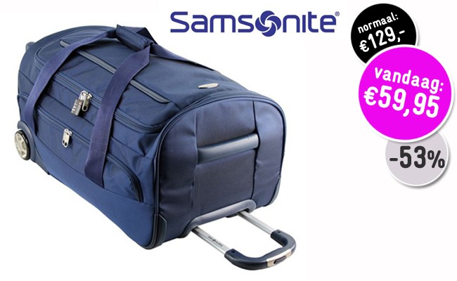 Deal Digger - Samsonite Xblade Duffle Wheels 65 Blue Deal Digger - Samsonite Xblade Duffle Wheels 65 Blue
