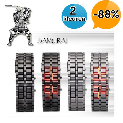 Deal Digger - Samurai Horloge
