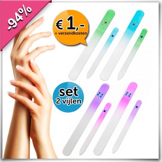 Deal Digger - Set Van 2 Glasvijlen Voor Maar 1 Euro: