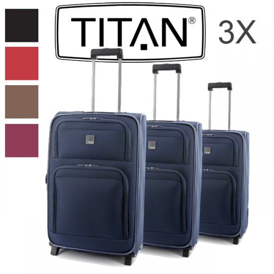 Deal Digger - Set Van 3 X Titan Trolleykoffers: Deal Digger - Set Van 3 X Titan Trolleykoffers: