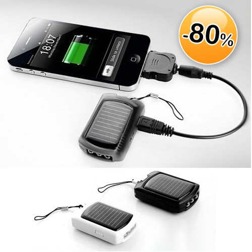 Deal Digger - Solar Charger Voor Smartphone Of Mp3-speler Deal Digger - Solar Charger Voor Smartphone Of Mp3-speler