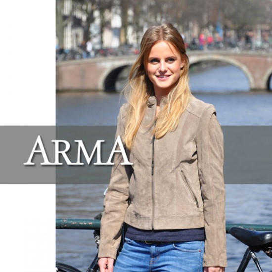 Deal Digger - Suede Leren Jasje Van Arma Deal Digger - Suede Leren Jasje Van Arma
