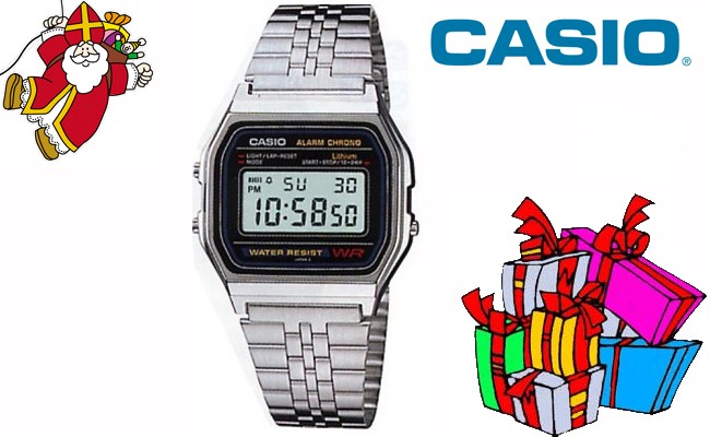 Deal Digger - Super Retro Horloge Van Casio (Zilver)