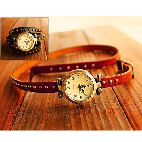 Deal Digger - Trendy Armbandhorloge Van Echt Leer Deal Digger - Trendy Armbandhorloge Van Echt Leer