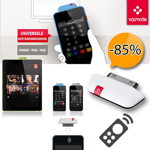 Deal Digger - Voomote Zapper - Universele Afstandsbediening Voor Iphnone, Ipod En Ipad