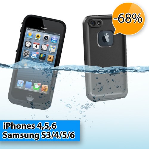 Deal Digger - Waterproof Cases Voor De Iphone 4/5/6 En Galaxy S3/4/5/6