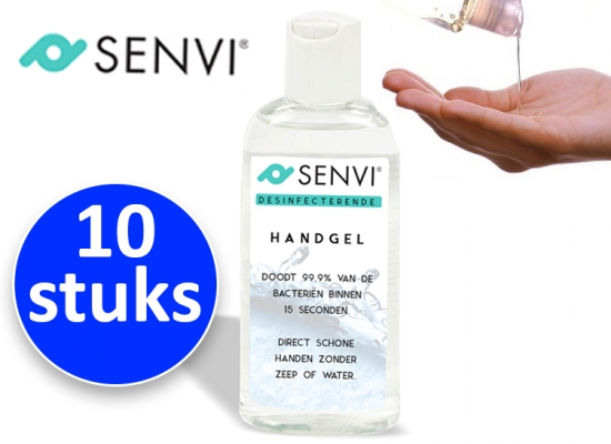 Deal Donkey - 10 Bussen Senvi Desinfecterende Handgel Deal Donkey - 10 Bussen Senvi Desinfecterende Handgel