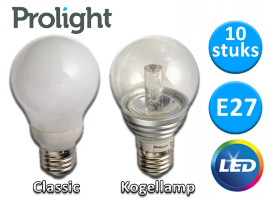 Deal Donkey - 10 Prolight Led Lampen, E27