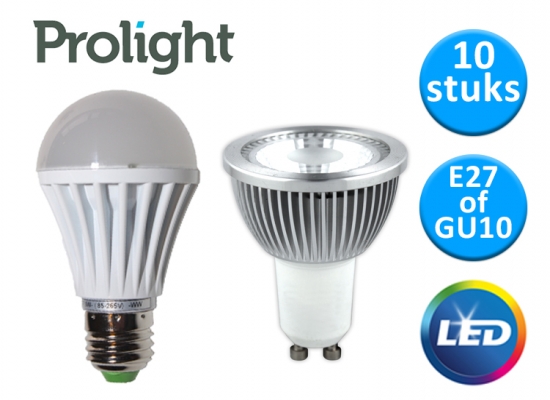 Deal Donkey - 10 Prolight Led Lampen Deal Donkey - 10 Prolight Led Lampen