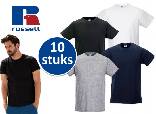 Deal Donkey - 10 Russell Slim Fit T-Shirts