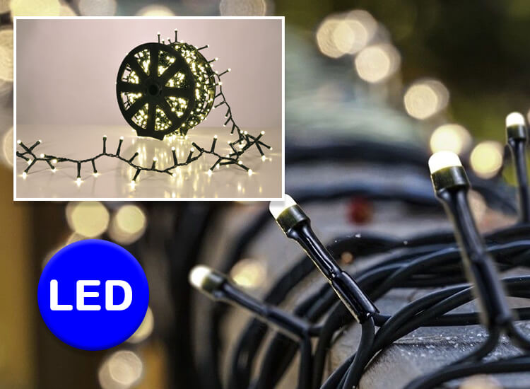 Deal Donkey - 1.000 Led Lichtjes Warm Wit - Kerstverlichting Voor Binnen Of Buiten Op Handige Kabelrol Deal Donkey - 1.000 Led Lichtjes Warm Wit - Kerstverlichting Voor Binnen Of Buiten Op Handige Kabelrol
