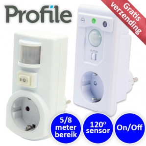 Deal Donkey - 2 Profile Plug-In Bewegingsmelders: Automatisch Verlichting Aan/Uit Schakelen