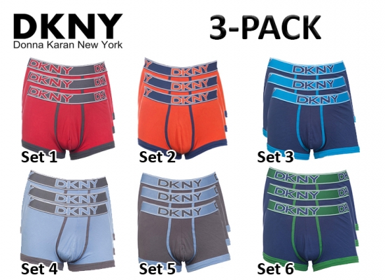 Deal Donkey - 3-Pack Dkny Heren Boxer Shorts Deal Donkey - 3-Pack Dkny Heren Boxer Shorts