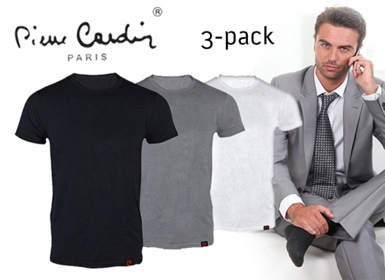 Deal Donkey - 3-Pack Pierre Cardin T-Shirts Deal Donkey - 3-Pack Pierre Cardin T-Shirts