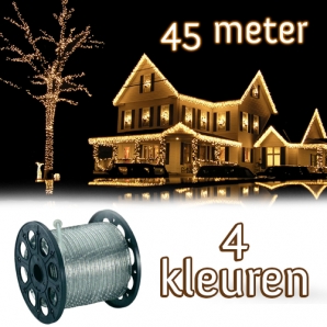 Deal Donkey - 45 Meter Lichtslang Voor Binnen En Buiten, 4 Kleuren Deal Donkey - 45 Meter Lichtslang Voor Binnen En Buiten, 4 Kleuren