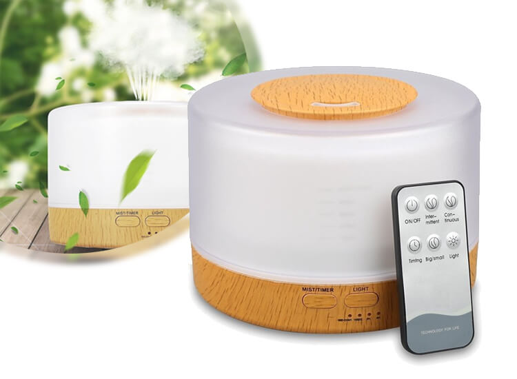 Deal Donkey - 4-In-1 Aroma Diffuser: Luchtbevochtiger, Aromatherapie, Luchtreiniger En Lamp