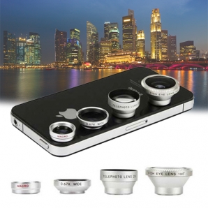 Deal Donkey - 4-In-1 Camera Lens Voor Je Smartphone Deal Donkey - 4-In-1 Camera Lens Voor Je Smartphone