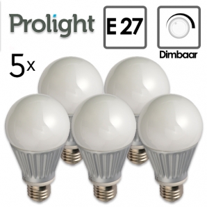 Deal Donkey - 5 Prolight E27 Led Lampen; Keuze Uit Dimbaar Of Niet Dimbaar Deal Donkey - 5 Prolight E27 Led Lampen; Keuze Uit Dimbaar Of Niet Dimbaar
