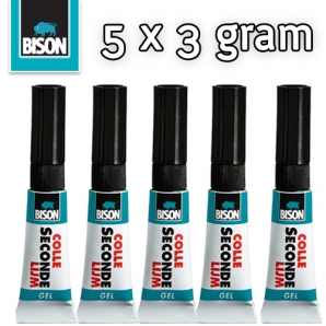 Deal Donkey - 5 Tubes Bison Seconde Lijm Deal Donkey - 5 Tubes Bison Seconde Lijm