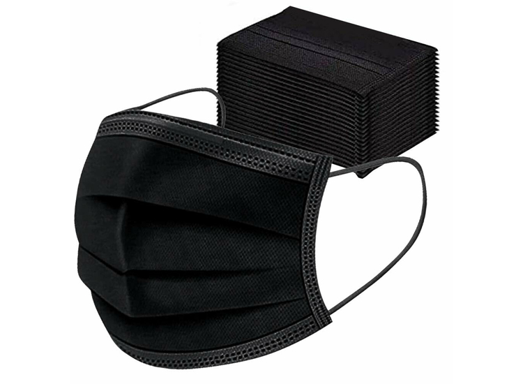 Deal Donkey - 50-Pack Mondkapjes - Zwart - Type Iir - 3-Laags Deal Donkey - 50-Pack Mondkapjes - Zwart - Type Iir - 3-Laags