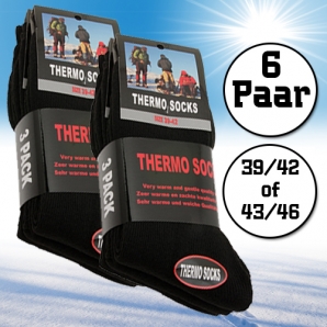 Deal Donkey - 6 Paar Warme Thermosokken