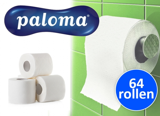 Deal Donkey - 64 Paloma Toilet Rollen Deal Donkey - 64 Paloma Toilet Rollen