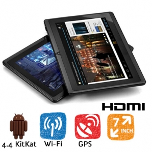 Deal Donkey - 7 Inch Touch-screen Tablet Met Android 4.4 Kitkat In Zwart Of Wit Deal Donkey - 7 Inch Touch-screen Tablet Met Android 4.4 Kitkat In Zwart Of Wit